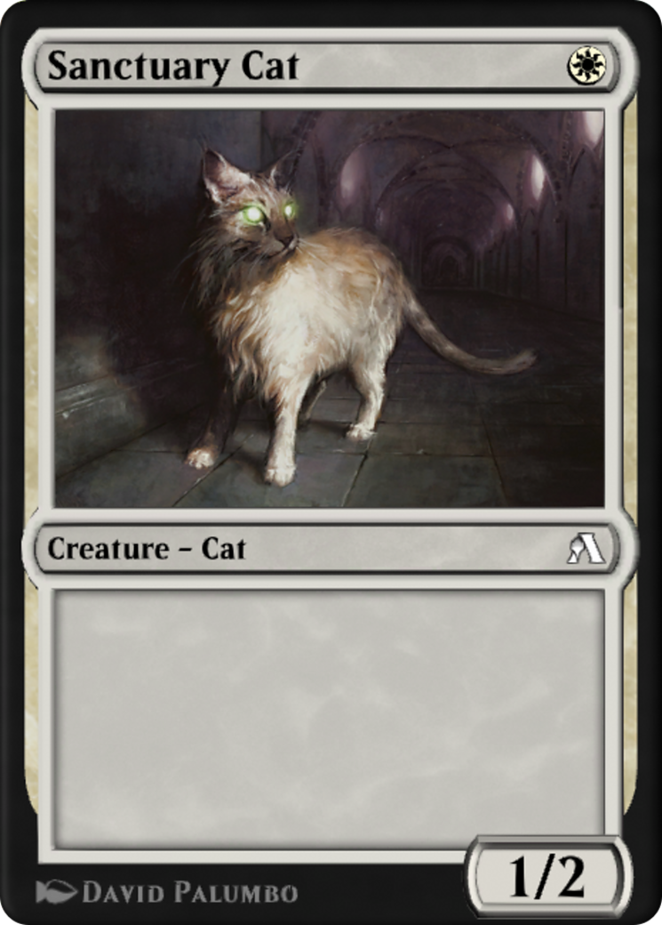 Sanctuary Cat (OANA-008) [Arena New Player Experience Cards]