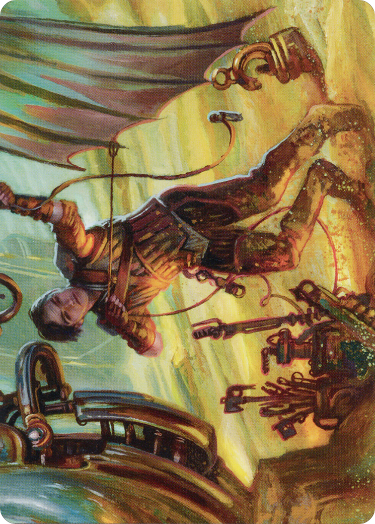 Mishra, Excavation Prodigy // Mishra, Excavation Prodigy (ABRO-036) (Borderless) [The Brothers' War Art Series] Foil