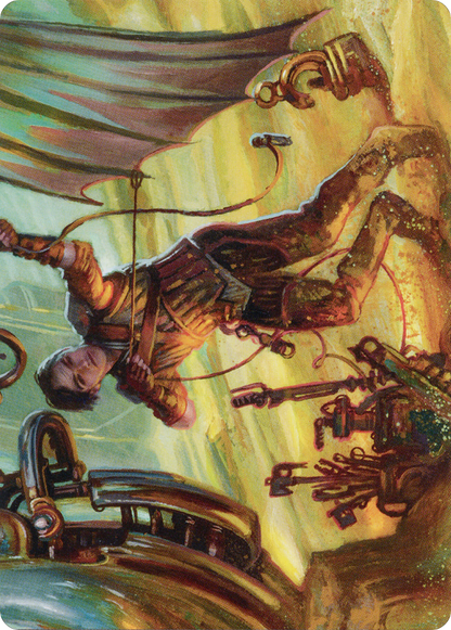 Mishra, Excavation Prodigy // Mishra, Excavation Prodigy (ABRO-036) (Borderless) [The Brothers' War Art Series] Foil