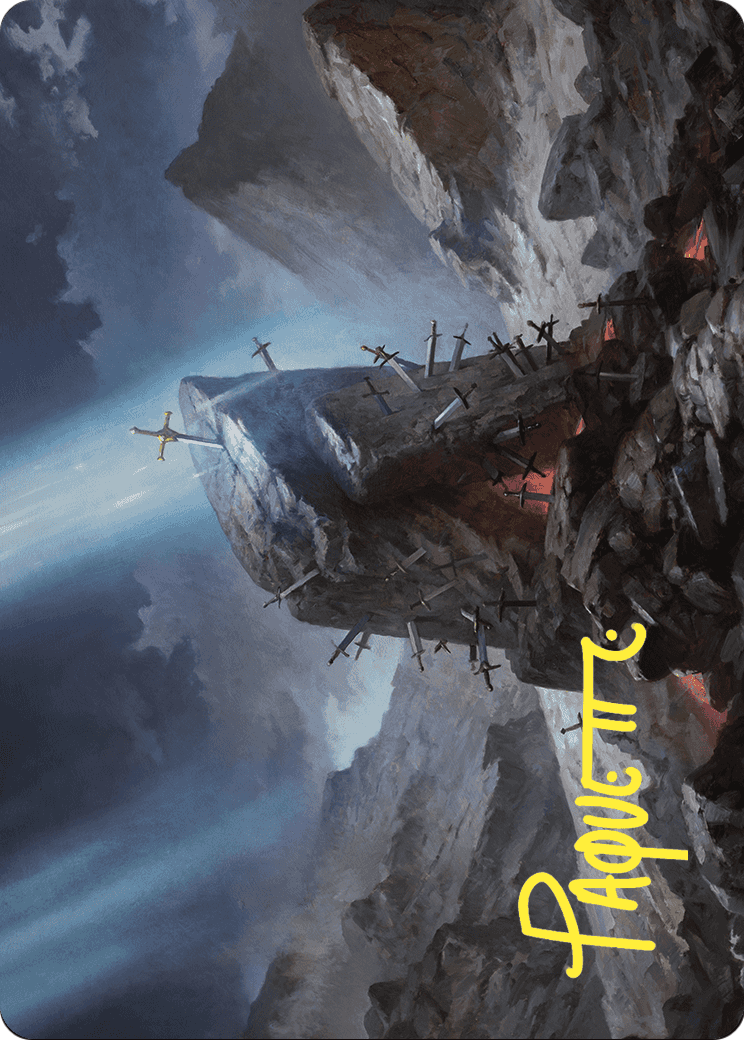 The Irencrag // The Irencrag (AWOE-044) (Borderless) [Wilds of Eldraine Art Series] Foil