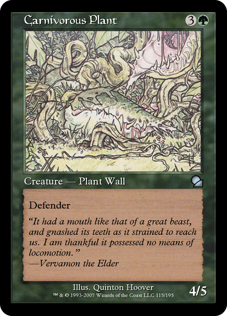 Carnivorous Plant (ME1-115) [Masters Edition]