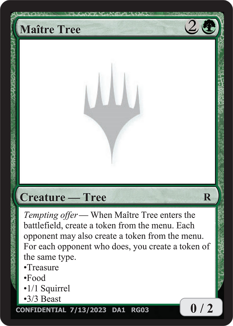 Maitre Tree [Unknown Event]