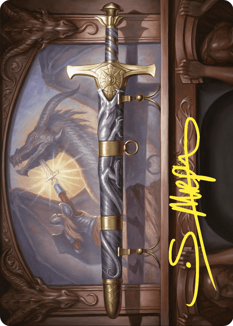 Ancestral Blade // Ancestral Blade (ACMM-001) (Borderless) [Commander Masters Art Series]