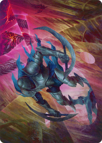 Xerex Strobe-Knight // Xerex Strobe-Knight (AMOM-020) (Borderless) [March of the Machine Art Series] Foil