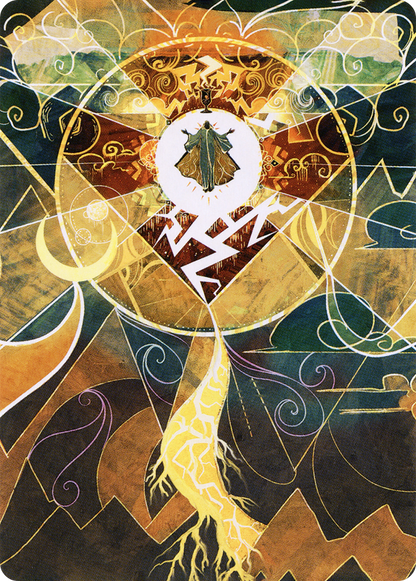 Lightning Bolt // Lightning Bolt (ASTX-076) (Borderless) [Strixhaven Art Series] Foil