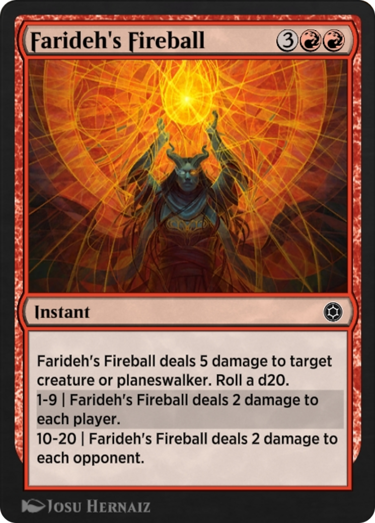 Farideh's Fireball (HBG-181) [Alchemy Horizons: Baldur's Gate]
