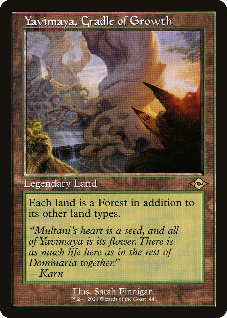 Yavimaya, Cradle of Growth (Retro Frame) (MH2-441) [Modern Horizons 2] Etched Foil