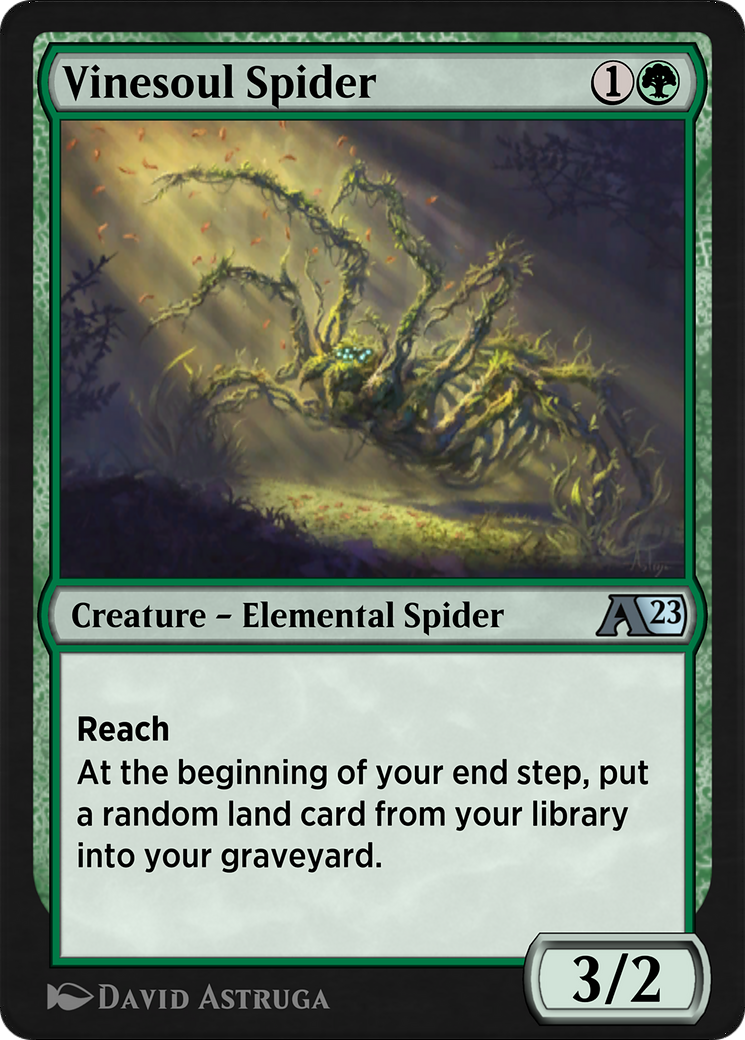 Vinesoul Spider (YDMU-018) [Alchemy: Dominaria]