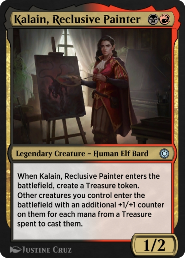 Kalain, Reclusive Painter (HBG-237) [Alchemy Horizons: Baldur's Gate]