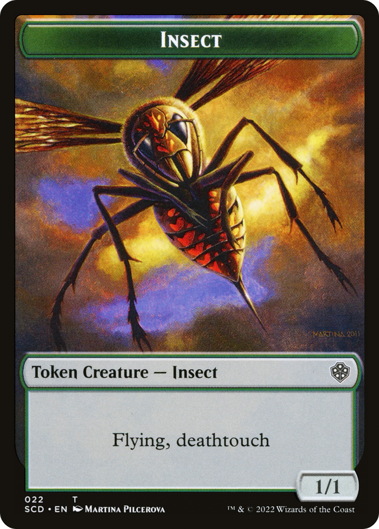Insect (TSCD-022) [Starter Commander Deck Tokens] Foil