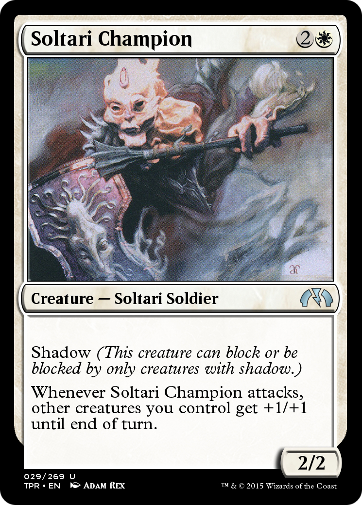 Soltari Champion (TPR-029) [Tempest Remastered] Foil