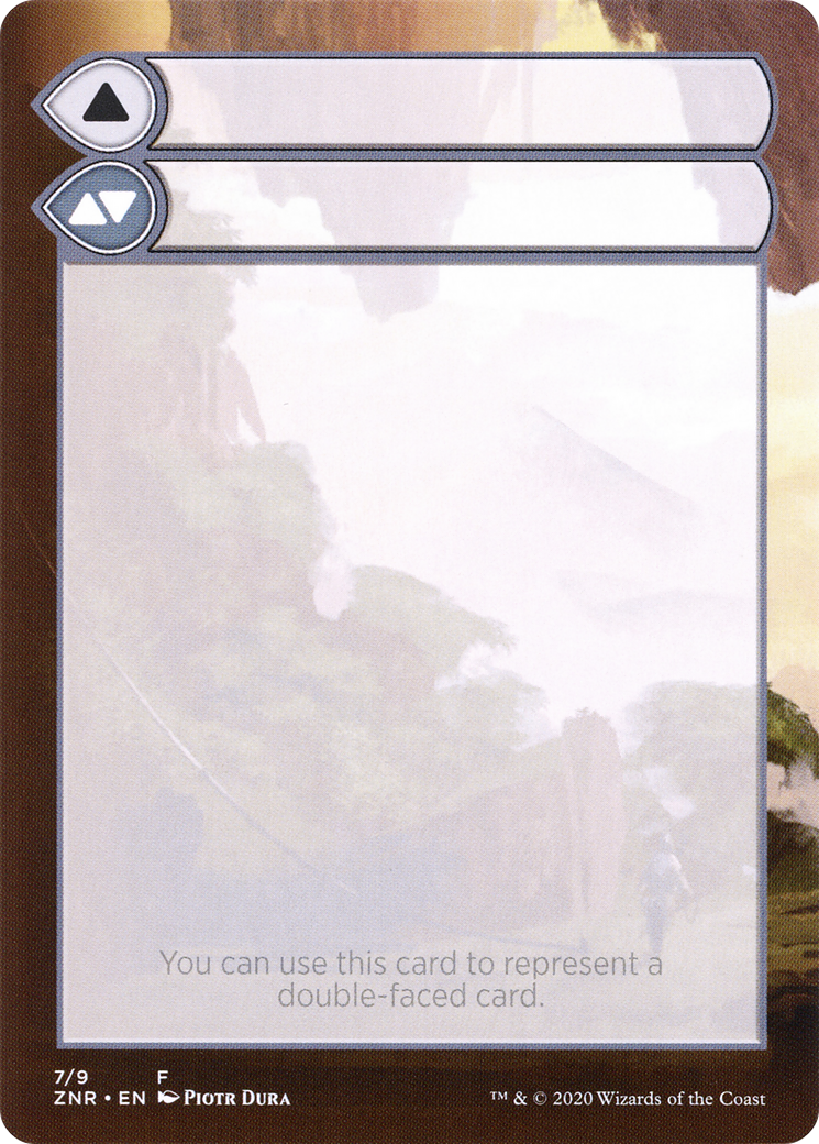 Double-Faced Substitute Card (SZNR-007) (Borderless) [Zendikar Rising Substitute Cards]