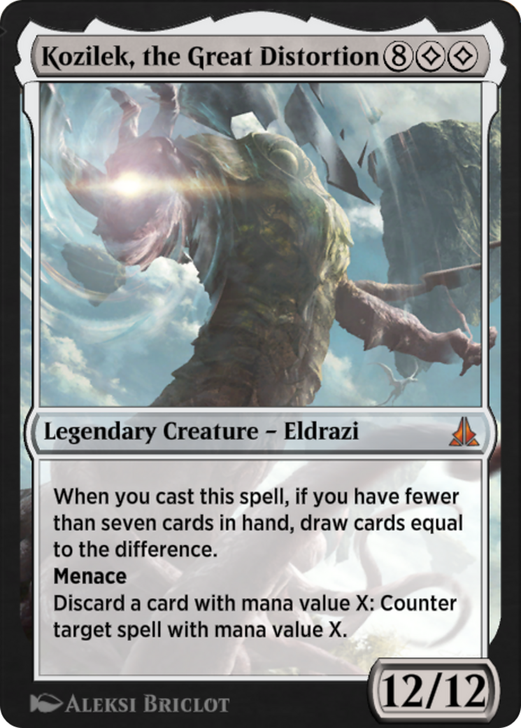 Kozilek, the Great Distortion (EA2-001) [Explorer Anthology 2]