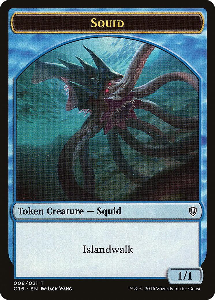 Squid (TC16-008) [Commander 2016 Tokens]