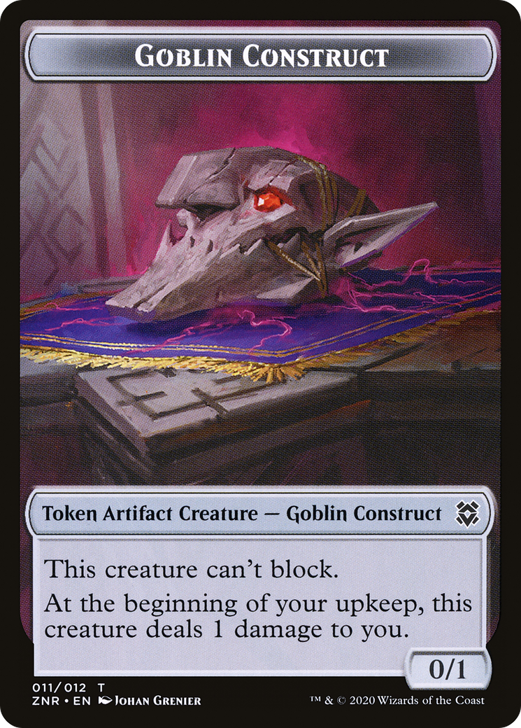 Goblin Construct (TZNR-011) [Zendikar Rising Tokens] Foil
