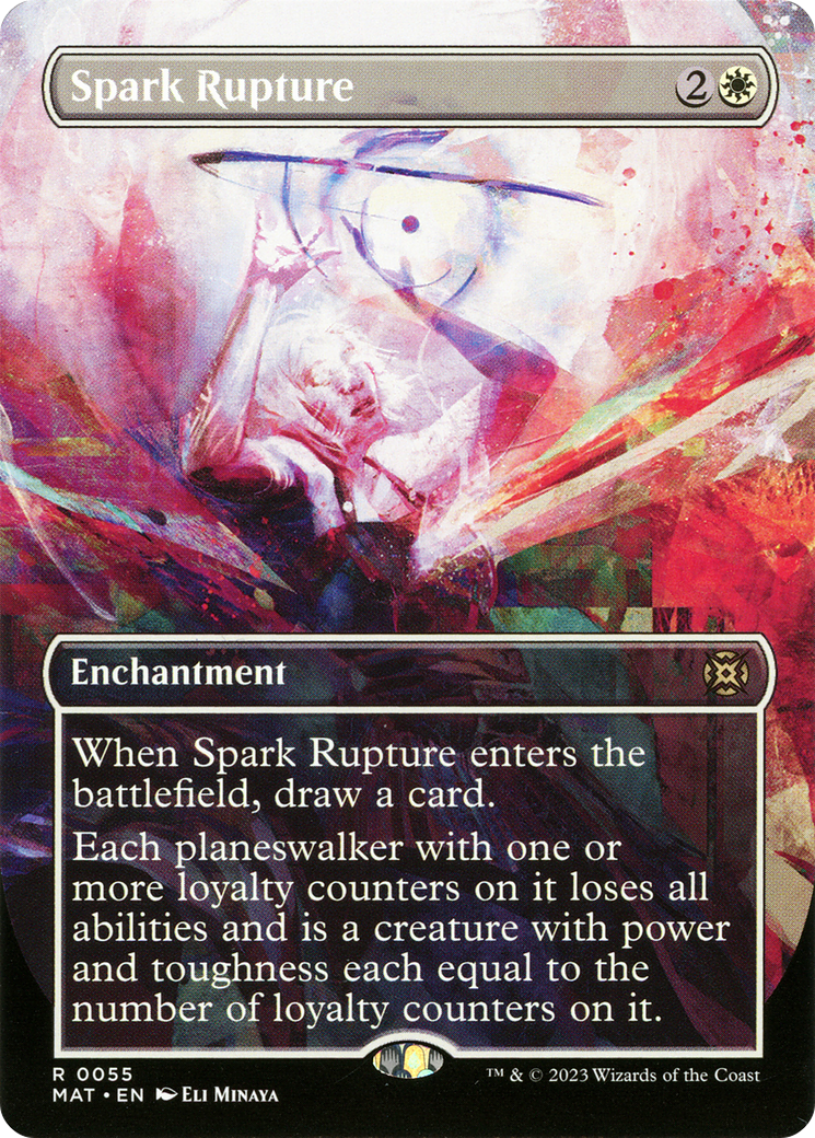 Spark Rupture (Borderless) (MAT-055) (Showcase) [March of the Machine: The Aftermath]