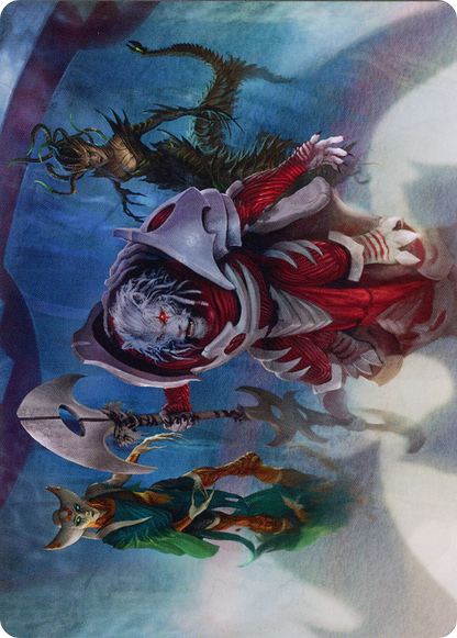 Norn's Decree // Norn's Decree (AONE-006) (Borderless) [Phyrexia: All Will Be One Art Series] Foil