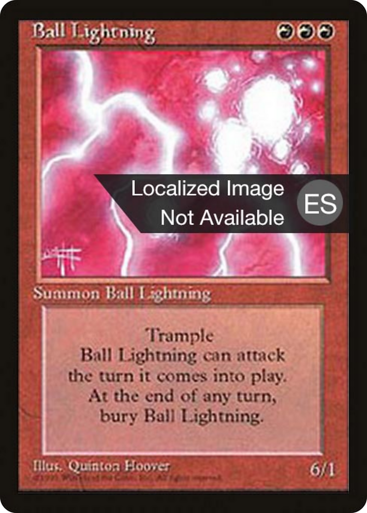 Ball Lightning (4BB-176) [Fourth Edition Foreign Black Border]