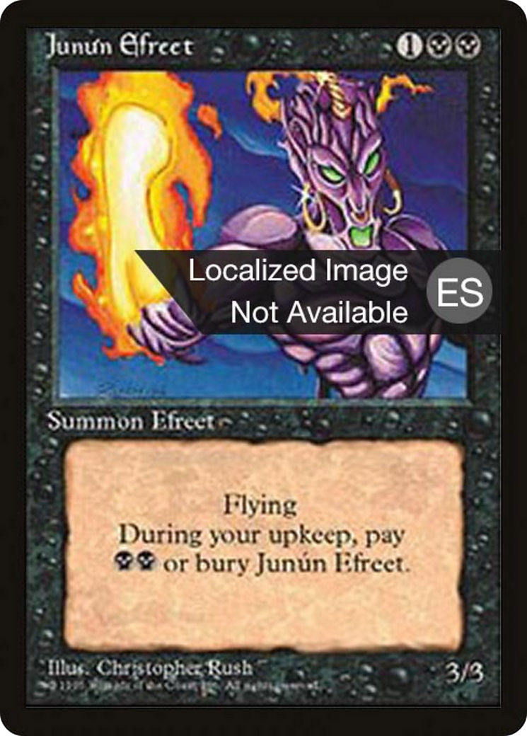 Junun Efreet (4BB-027) [Fourth Edition Foreign Black Border]