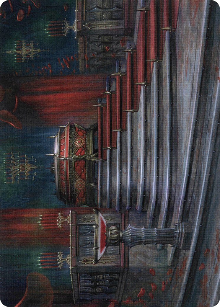 Edgar Markov's Coffin // Edgar Markov's Coffin (AVOW-060) (Borderless) [Crimson Vow Art Series]
