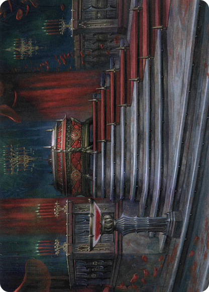 Edgar Markov's Coffin // Edgar Markov's Coffin (AVOW-060) (Borderless) [Crimson Vow Art Series] Foil