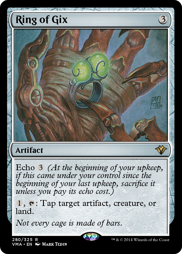 Ring of Gix (VMA-280) [Vintage Masters] Foil