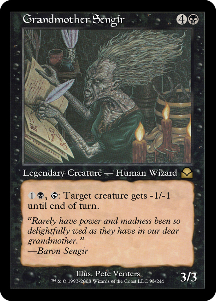 Grandmother Sengir (ME2-093) [Masters Edition II]
