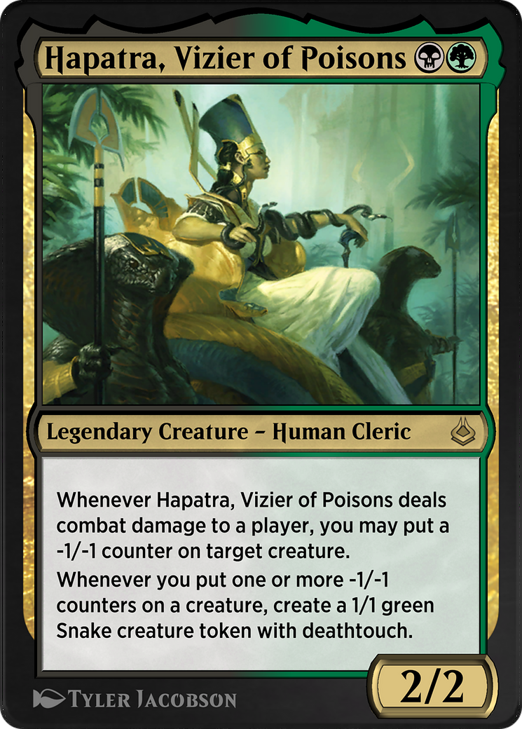 Hapatra, Vizier of Poisons (AKR-238) [Amonkhet Remastered]