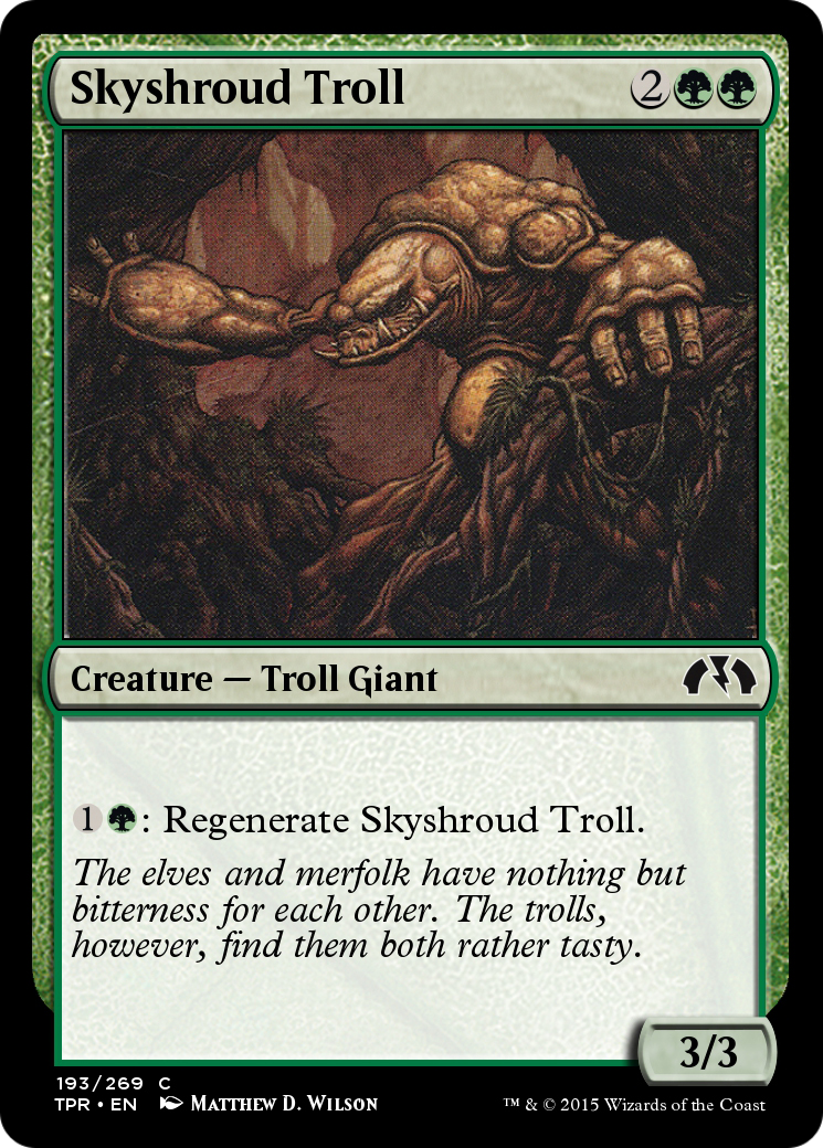 Skyshroud Troll (TPR-193) [Tempest Remastered] Foil