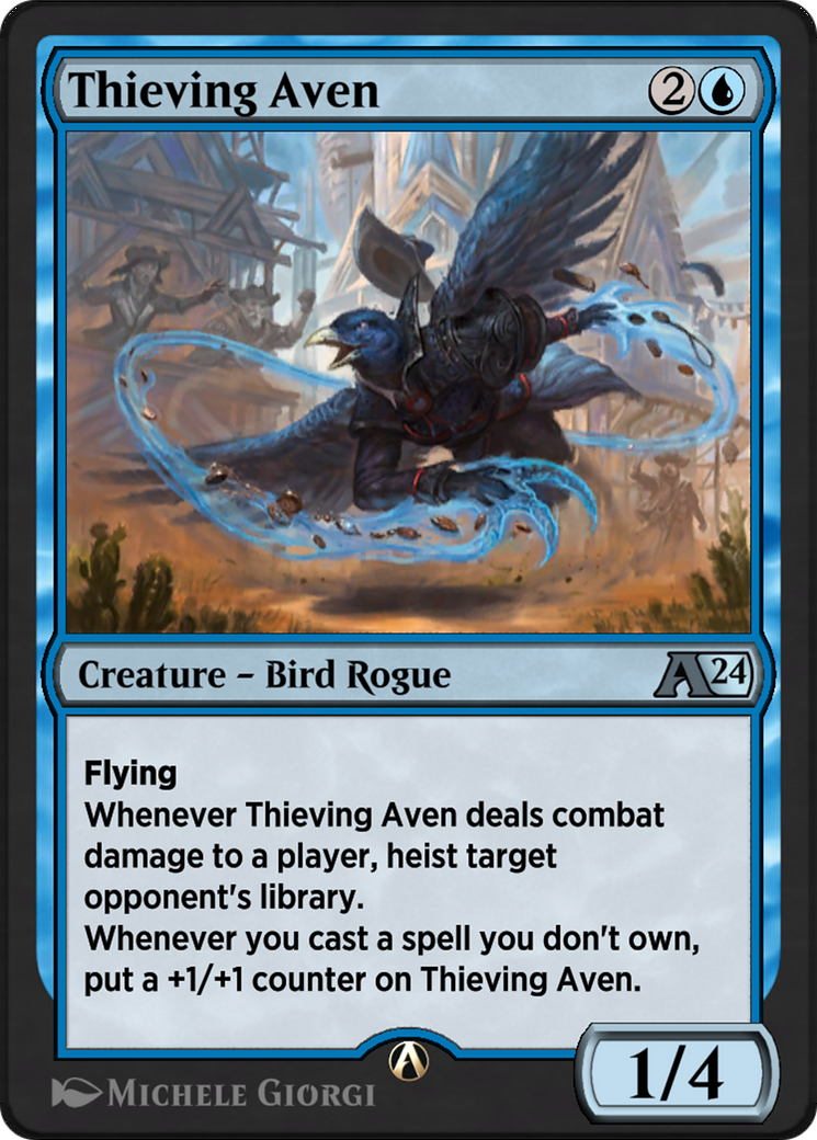 Thieving Aven (YOTJ-008) [Alchemy: Outlaws of Thunder Junction]