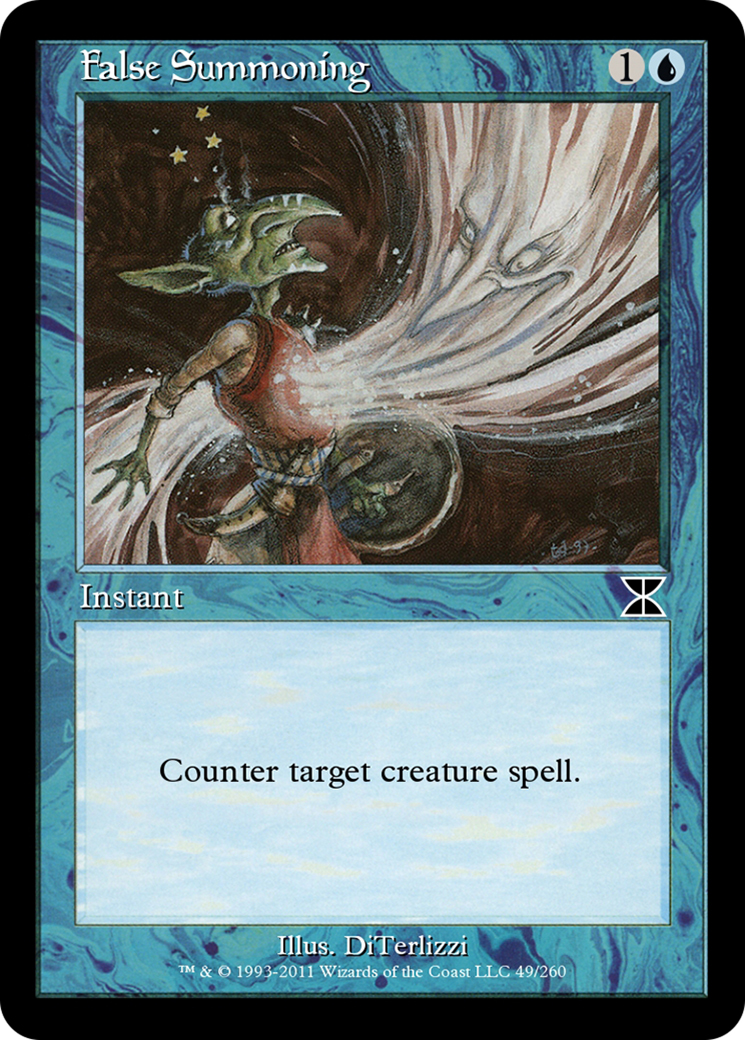 False Summoning (ME4-049) [Masters Edition IV] Foil