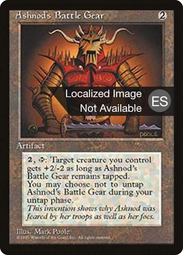 Ashnod's Battle Gear (4BB-296) [Fourth Edition Foreign Black Border]