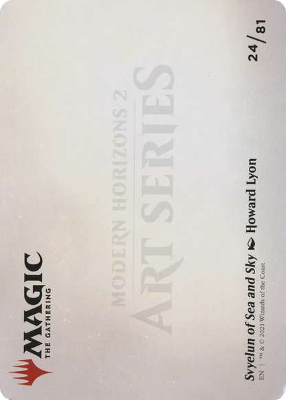 Svyelun of Sea and Sky // Svyelun of Sea and Sky (AMH2-024) (Borderless) [Modern Horizons 2 Art Series] Foil