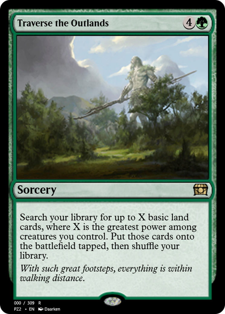 Traverse the Outlands (PZ2-65671) [Treasure Chest] Foil