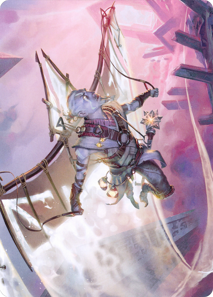 Kitesail Cleric // Kitesail Cleric (AZNR-040) (Borderless) [Zendikar Rising Art Series]