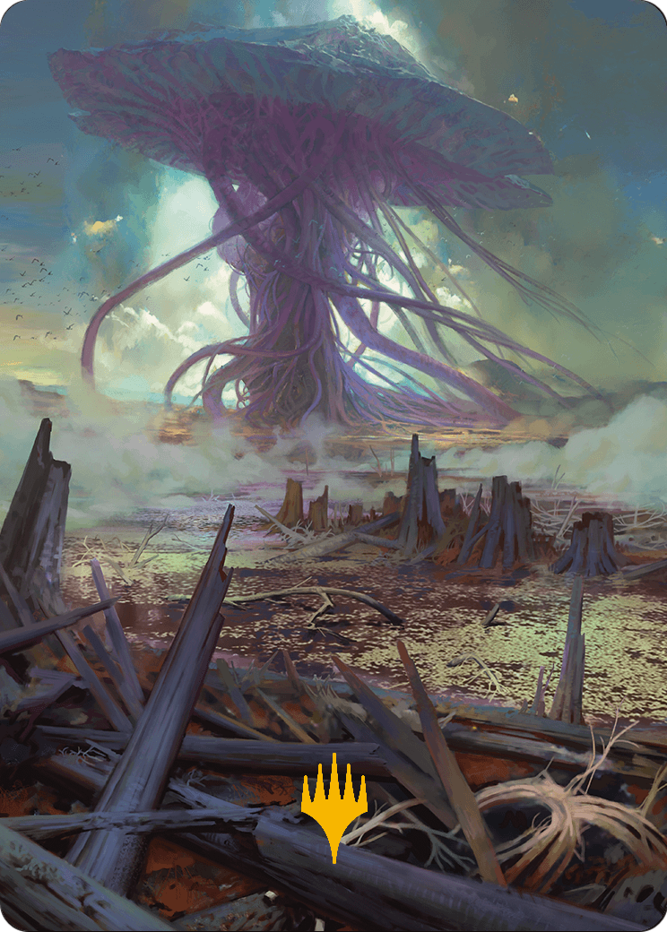Swamp // Swamp (AMH3-024) (Borderless) [Modern Horizons 3 Art Series]