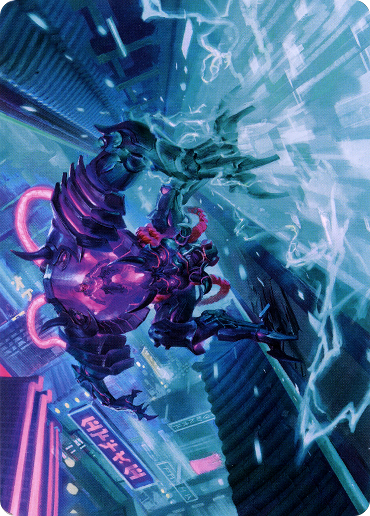 Surgehacker Mech // Surgehacker Mech (ANEO-045) (Borderless) [Neon Dynasty Art Series]