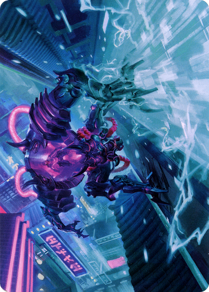 Surgehacker Mech // Surgehacker Mech (ANEO-045) (Borderless) [Neon Dynasty Art Series]