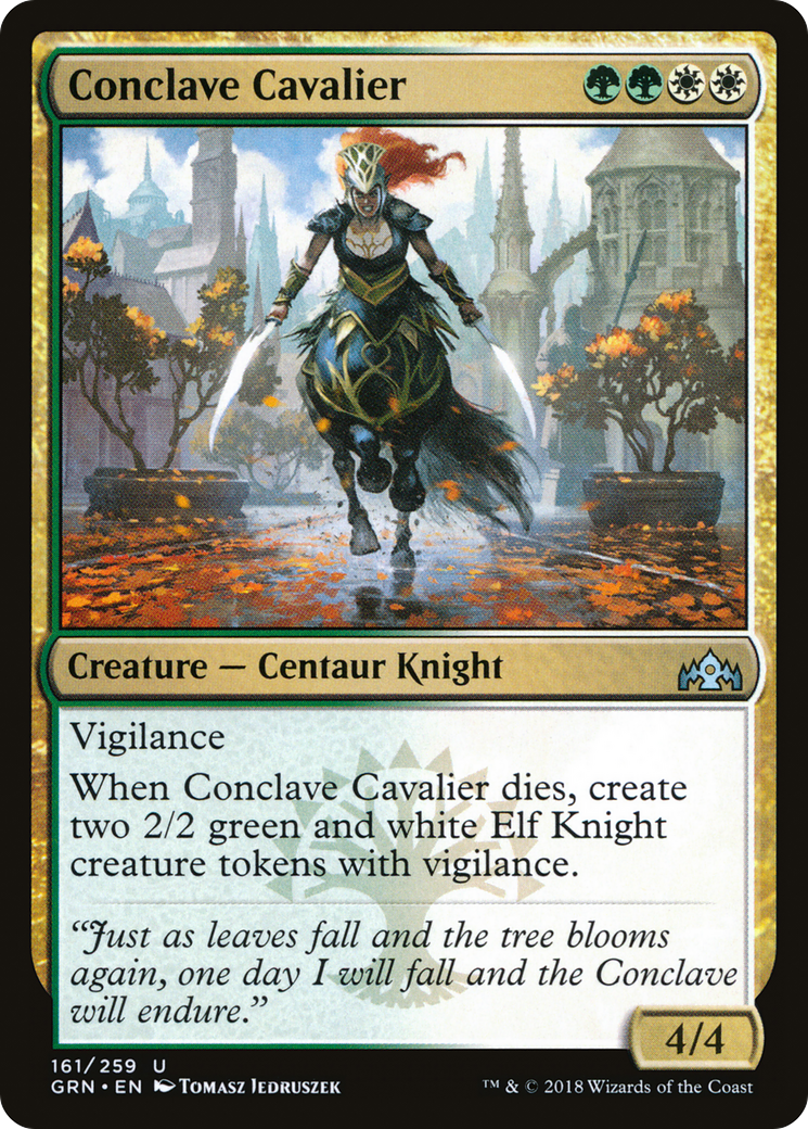 Conclave Cavalier (GRN-161) [Guilds of Ravnica] Foil