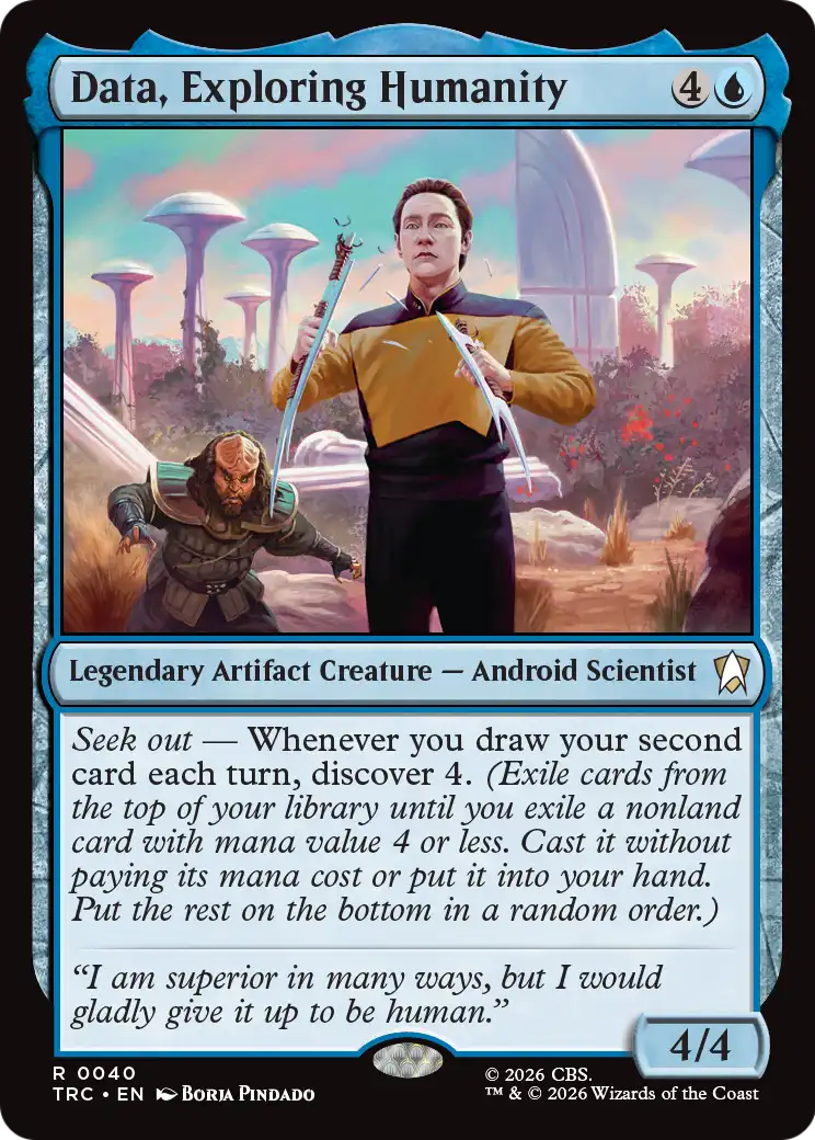 Data, Exploring Humanity [Star Trek Commander]