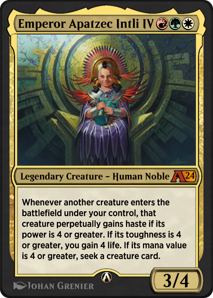 Emperor Apatzec Intli IV (YOTJ-021) [Alchemy: Outlaws of Thunder Junction]