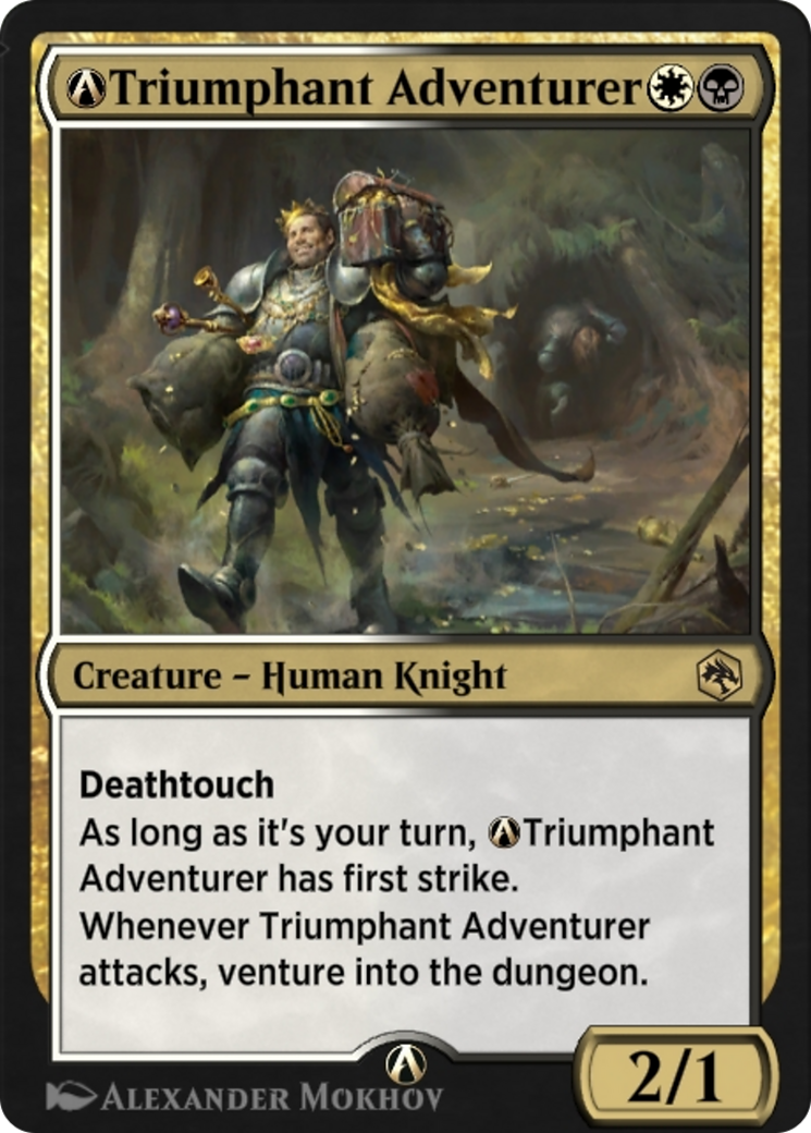 A-Triumphant Adventurer (AFR-A-237) [Adventures in the Forgotten Realms]