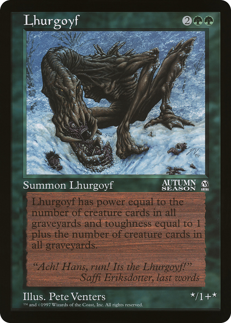 Lhurgoyf (OLEP-025) [Oversized League Prizes]