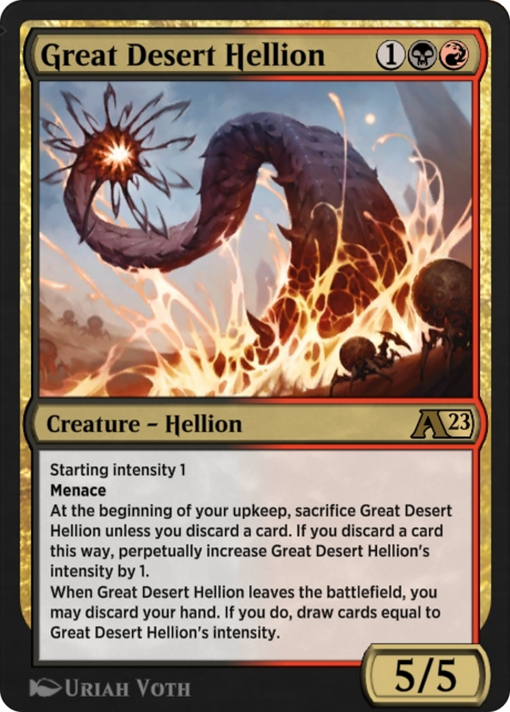 Great Desert Hellion (YBRO-019) [Alchemy: The Brothers' War]