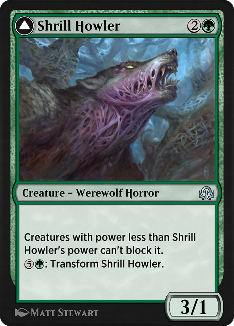 Shrill Howler // Howling Chorus (SIR-214) [Shadows over Innistrad Remastered]