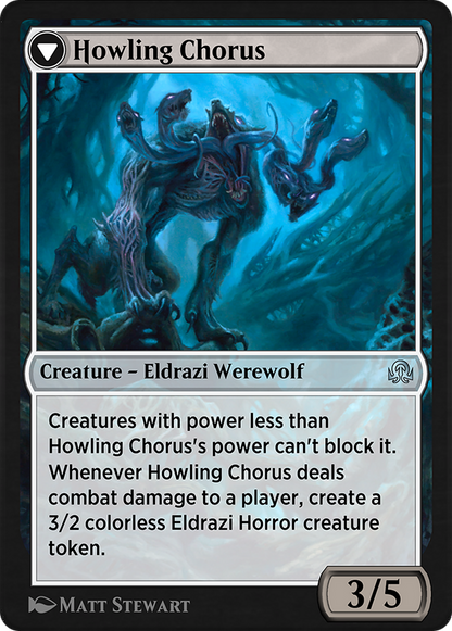 Shrill Howler // Howling Chorus (SIR-214) [Shadows over Innistrad Remastered]