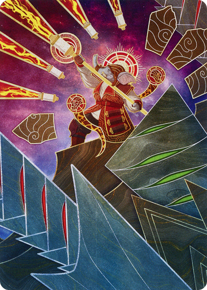 Quintorius, Loremaster // Quintorius, Loremaster (AMOM-063) (Borderless) [March of the Machine Art Series]