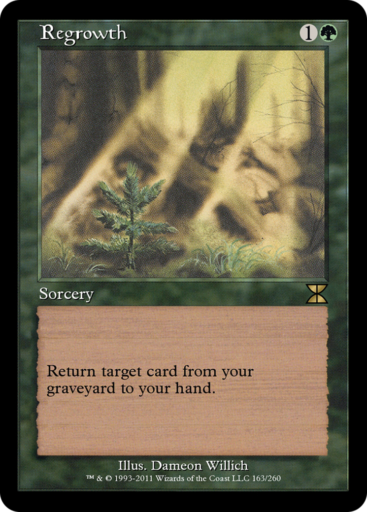 Regrowth (ME4-163) [Masters Edition IV] Foil