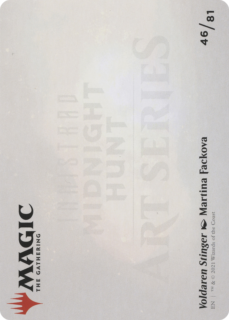 Voldaren Stinger // Voldaren Stinger (AMID-046) (Borderless) [Midnight Hunt Art Series] Foil