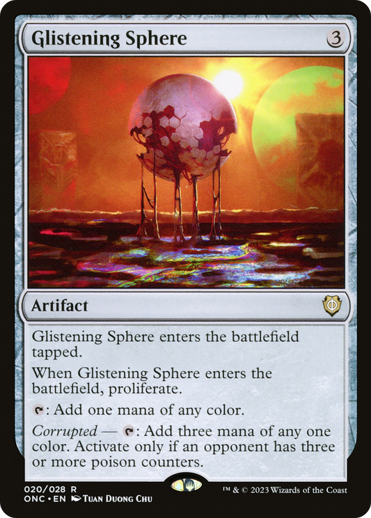 Sphère scintillante [Phyrexia : Tout sera un Commander]